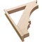 Ekena Millwork 5 1/2-in W x 34-in D x 38-in H Balboa Trad Rough Cedar Woodgrain TimberThane Outlooker, Primed Tan OUTUR055X34X38BOA04RCPR - alternate 5